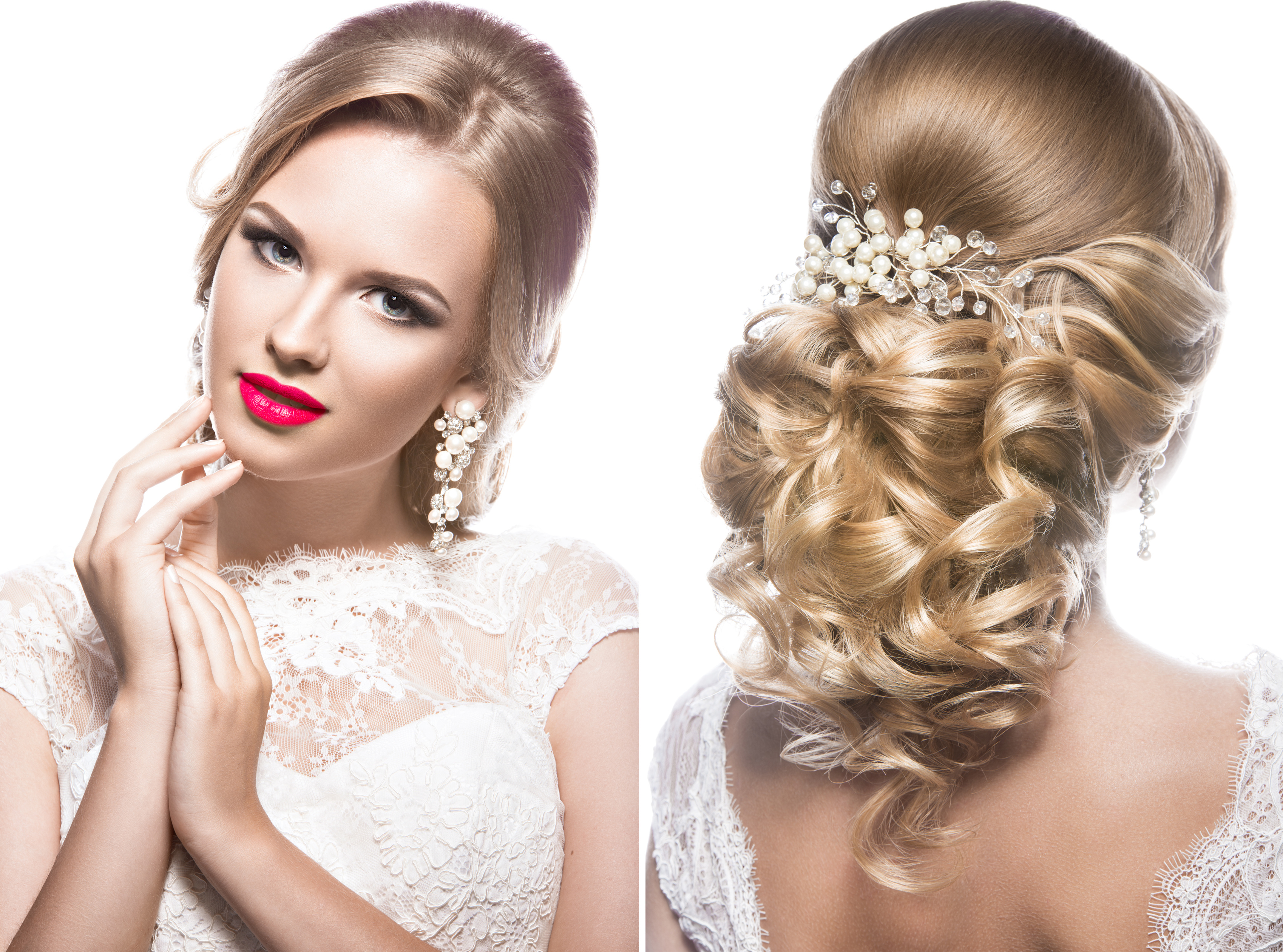 Medium Hairstyle For Round Face Wedding for Oval Face