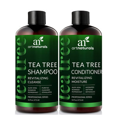 Tea Tree Oil Shampoo and Conditioner Set byArt Naturals